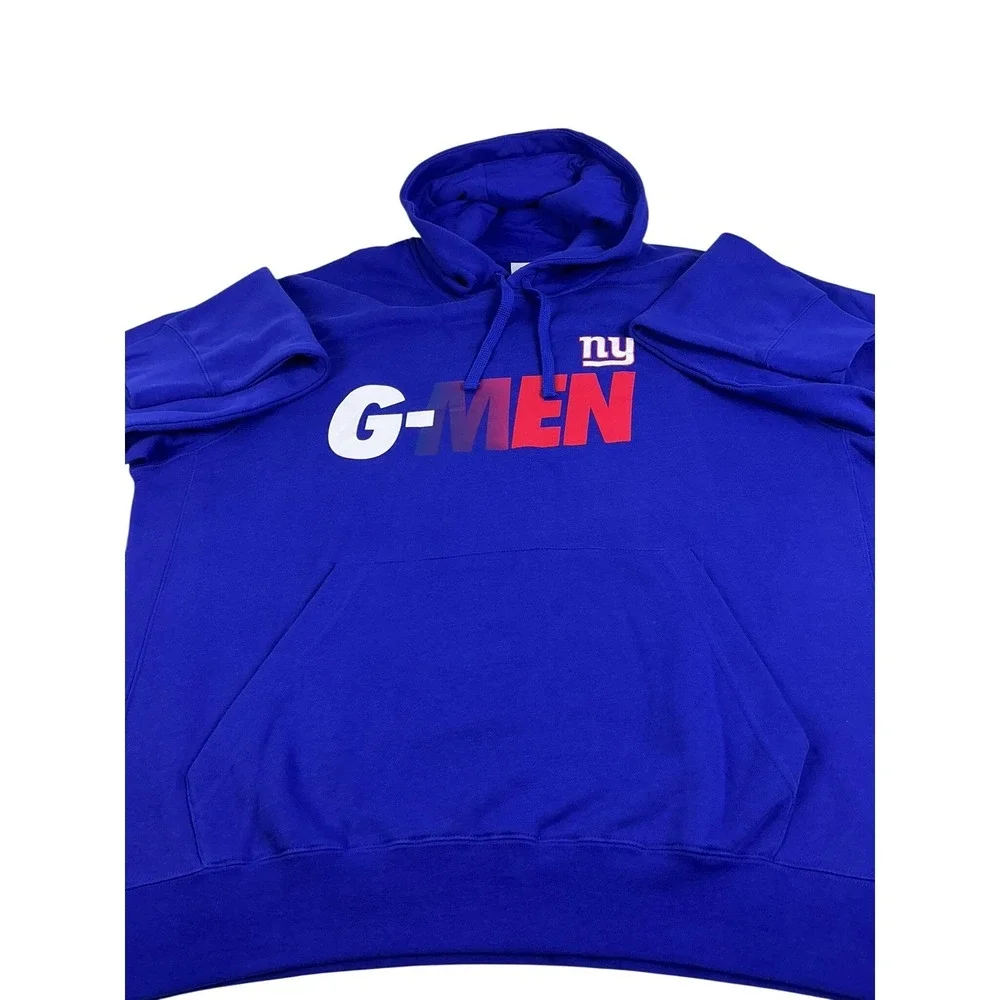 Nike New York Giants G-Men Hoodie Blue NFL Team Apparel‎ Men's XL NWT